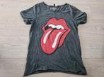 Rolling Stones Shirt maat S, Gedragen, Grijs, Divided, Ophalen of Verzenden