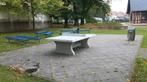 Tafeltennistafel Beton rechte hoek Naturel Tafeltennisland, Verzenden, Nieuw, Tafel Outdoor, Wedstrijdformaat