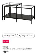 Vittsjö tafel van IKEA, Huis en Inrichting, Ophalen, Zo goed als nieuw, 25 tot 50 cm, Rechthoekig
