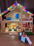 Groot poppenhuis, met verlichting (pintoy), Kinderen en Baby's, Speelgoed | Poppenhuizen, Ophalen, Zo goed als nieuw, Poppenhuis