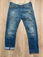 HTC jeans spijkerbroek blauw lange rechte pijp 26: 34/XS, Kleding | Dames, Spijkerbroeken en Jeans, Blauw, W27 (confectie 34) of kleiner
