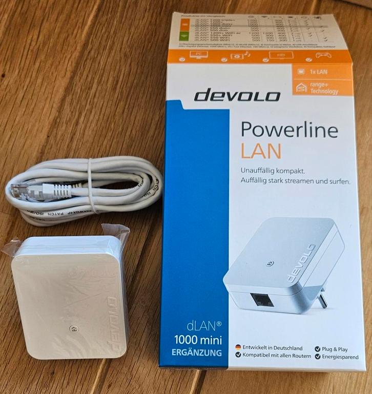DEVOLO Powerline 1000 mini adapter, Computers en Software, Powerlines, Gebruikt, Ophalen of Verzenden