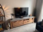 Eiken tv meubel ,salontafel en eetkamertafel, Ophalen, 150 tot 200 cm, Eikenhout, Zo goed als nieuw