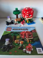 21179 Lego Minecraft het Paddestoelenhuis compleet!, Ophalen of Verzenden, Zo goed als nieuw