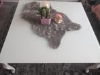 Witte salon tafel 110x110 bieden, 100 tot 150 cm, Zo goed als nieuw, Minder dan 50 cm, Rechthoekig