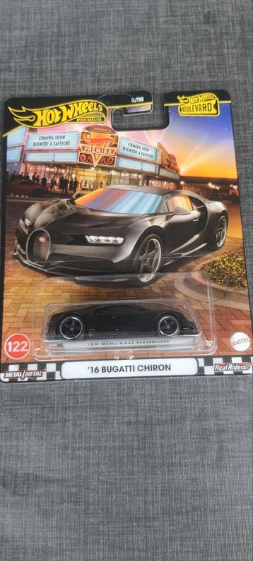 Hot Wheels Premium Boulevard '16 Bugatti Chiron beschikbaar voor biedingen