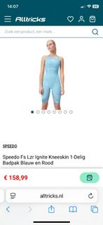 Speedo wedstrijd badpak, lrz fastskin D32, Maat 38/40 (M), Blauw, Overige typen, Nieuw