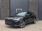Audi Q3 Sportback 45e Tfsi 2023 245PK Zwart S-Line Pano LED, Hybride Elektrisch/Benzine, Ophalen, Automaat