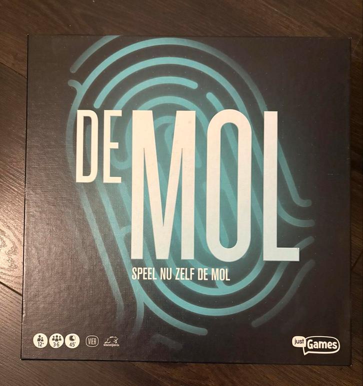 Wie is de Mol Bordspel, Hobby en Vrije tijd, Gezelschapsspellen | Bordspellen, Zo goed als nieuw, Drie of vier spelers, Ophalen
