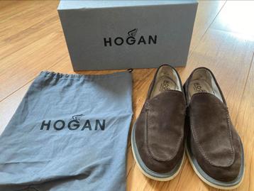 HOGAN SUÈDE INSTAPPERS MOCASSINO H616 DONKERBRUIN MAAT 41 beschikbaar voor biedingen