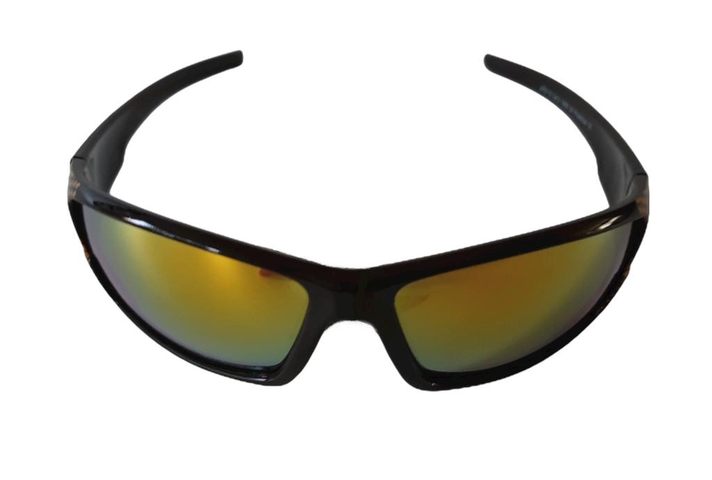 Zonnebril / Sportbril A-COLLECTION A70112 Zwart-Koper KOOPJE, Sieraden, Tassen en Uiterlijk, Zonnebrillen en Brillen | Heren, Overige merken