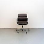 4 Vitra Eames Ea 217 Bruin Leer chroom, Huis en Inrichting, Bureaustoelen, Ophalen of Verzenden, Ergonomisch, Zo goed als nieuw
