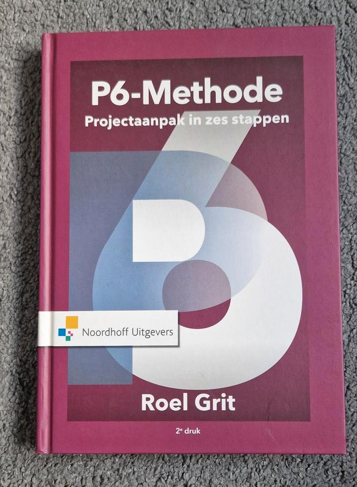 P6-Methode Projectaanpak in zes stappen, Boeken, Studieboeken en Cursussen, Zo goed als nieuw, HBO, Gamma, Ophalen of Verzenden