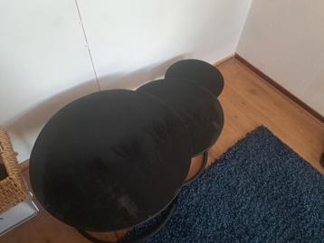 Set van 3 ronde salontafels beschikbaar voor biedingen