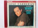 José Carreras - Sings Memory from Cats + 15 Love Songs, Cd's en Dvd's, Cd's | Klassiek, Ophalen of Verzenden, Romantiek, Zo goed als nieuw