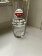 Glas Amstel bier. Een pils om van te houden, Ophalen of Verzenden, Zo goed als nieuw, Glas of Glazen, Amstel