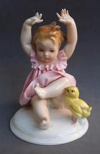 Om 1920-1945 Porseleinen Beeld Baby Kind Karl ENS Porselein, Ophalen of Verzenden