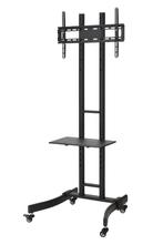 Verrijdbare TV Vloerstandaard Zwart, Info@oriqo.com, Oriqo bv, Nieuw, Vleugelboot 2 a houten