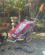 Thule “ Chariot Cougar “ 1 persoon, Fietsen en Brommers, Fietsaccessoires | Aanhangers en Karren, Ophalen, Gebruikt, Opvouwbaar