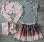 Leuke set Rok, t-shirt, bolero en maillot H&M maat 134 140, Gebruikt, Meisje, H&M, Ophalen of Verzenden