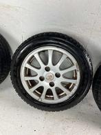 Originele Mitsubishi velgen 15" 4x114.3 winterset colt 8mm, Niet ingevuld, Gebruikt, 15 inch, Banden en Velgen