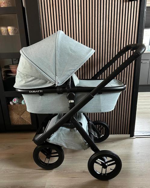 DUBATTI E4 CLINE • MINT MELANGE • NIEUWSTAAT!, Kinderen en Baby's, Kinderwagens en Combinaties, Nieuw, Combiwagen, Overige merken