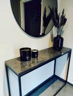 Maatwerk Sidetable met Metalen Frame - Wegens Verhuizing, Ophalen, 100 tot 150 cm, Zo goed als nieuw, Modern
