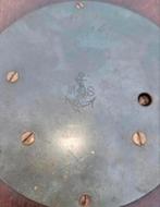 Antieke grote  houtsnijwerk (scheeps)  barometer Amsterdam, Ophalen of Verzenden