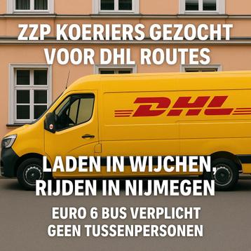 Zzp koeriers gezocht DHL Wijchen beschikbaar voor biedingen