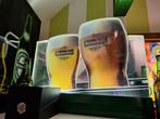 3 verschilende Heineken bier Lampen Collectie, Gebruikt, Ophalen of Verzenden, Glas, Minder dan 50 cm
