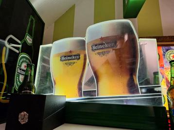 3 verschilende Heineken bier Lampen Collectie beschikbaar voor biedingen
