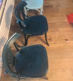 Eetkamerstoelen / bistro stoelen, Huis en Inrichting, Stoelen, Ophalen, Gebruikt, Bruin, Twee