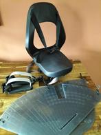 Thule Yepp Junior Zwart (mét Yeppie Feet en jasbescherming), Fietsen en Brommers, Ophalen, Achterzitje, Voetsteuntjes, 15 t/m 36 kg