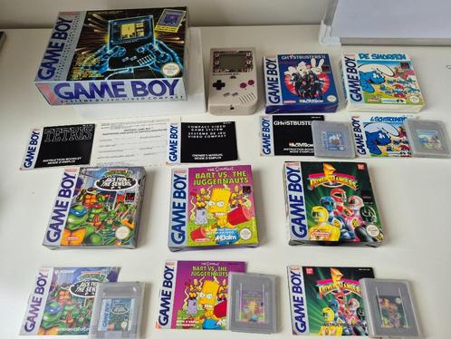 Gameboy met doos, spellen met handleiding en doos, Spelcomputers en Games, Spelcomputers | Nintendo Game Boy, Zo goed als nieuw