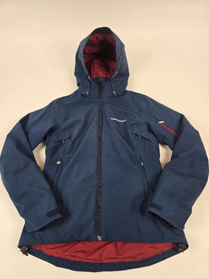 Peak Performance Anima Jacket Navy Dames S, Kleding | Dames, Wintersportkleding, Zo goed als nieuw, Jack, Maat 36 (S), Ophalen of Verzenden