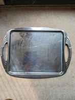 Vintage dienblad, zilver 44 cm breed en 32 cm diep, Ophalen of Verzenden, Zo goed als nieuw, Metaal