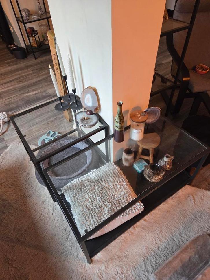 Vittsjö Salontafel - Stijlvol en modern!, Huis en Inrichting, Tafels | Bijzettafels, Zo goed als nieuw, Vierkant, Minder dan 45 cm