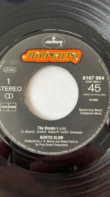 Top Hot: KURTIS BLOW: The Breaks I, The Breaks II beschikbaar voor biedingen