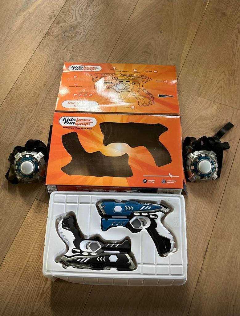 Lasergame set voor thuis - Compleet!, Ophalen, Gebruikt