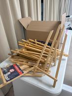 12 Houten Schildersezels - bijna in nieuwstaat - 42 cm, Ophalen of Verzenden, Zo goed als nieuw, Ezel