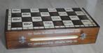 Luxe Houten Schaakspel in mooie Koffer / kist., Een of twee spelers, Ophalen of Verzenden, Zo goed als nieuw