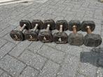 Rubberen dumbells 3-4-5 kg gewichten dumbell set, Sport en Fitness, Fitnessmaterialen, Gebruikt, Dumbbell, Ophalen