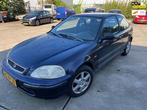 Honda CIVIC 3DR 1997 AIRCO AUTOMAAT, Gebruikt, 4 cilinders, Blauw, Origineel Nederlands