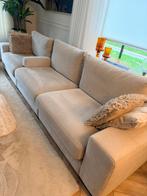 5 zitten bankstel taupe kleur van Atlas meubel, Huis en Inrichting, Ophalen of Verzenden, Zo goed als nieuw, Vierpersoons of meer