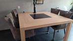 Eettafel vierkant, Huis en Inrichting, Tafels | Eettafels, Ophalen, Gebruikt, Vijf personen of meer, 100 tot 150 cm