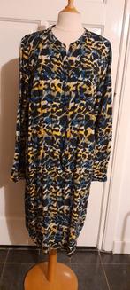 GEISHA jurk,tuniek, XL (42) ZGAN,  print,zwart,geel,blauw, Kleding | Dames, Jurken, Maat 42/44 (L), Ophalen of Verzenden, Onder de knie