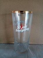 Heineken bierglas met achteropdruk, Verzamelen, Ophalen of Verzenden, Nieuw, Glas of Glazen, Heineken