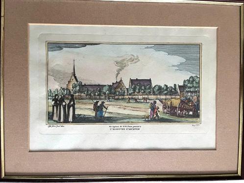 Claes Jans. Visscher - Gennep - Gravure - 1649, Antiek en Kunst, Kunst | Tekeningen en Foto's, Ophalen of Verzenden
