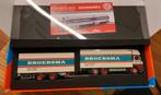 TEKNO  Scania 113 koelcombi BROERSMA met certificaat  1:50, Ophalen of Verzenden, Nieuw, Bus of Vrachtwagen, Tekno