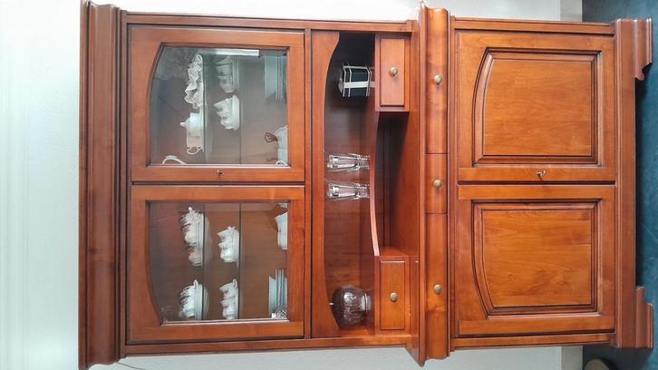 Kersenhouten Buffetkast., Huis en Inrichting, Kasten | Buffetkasten, Zo goed als nieuw, 100 tot 150 cm, 25 tot 50 cm, Ophalen of Verzenden